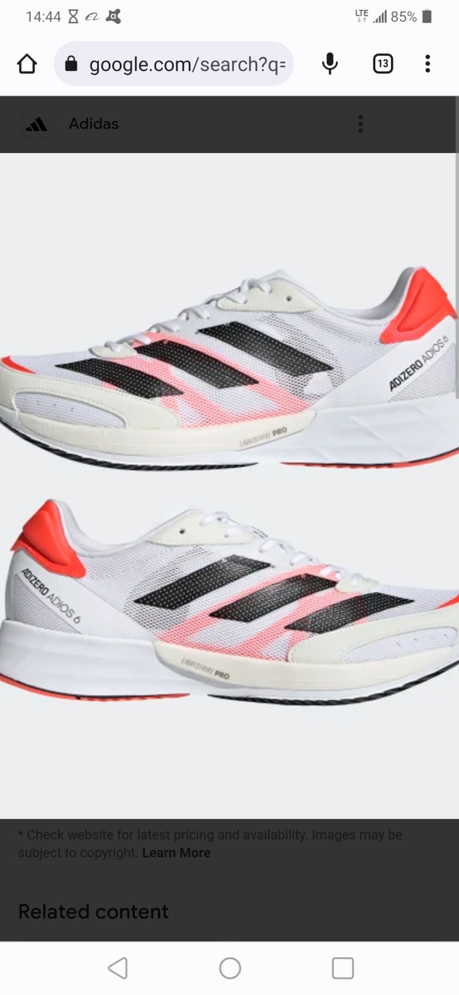 아디오스 6 도쿄 - 280 / 290