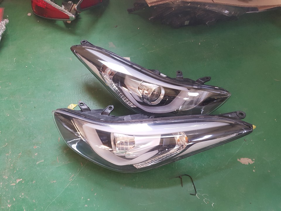 아반떼md 면발광 일반 헤드램프 1대분