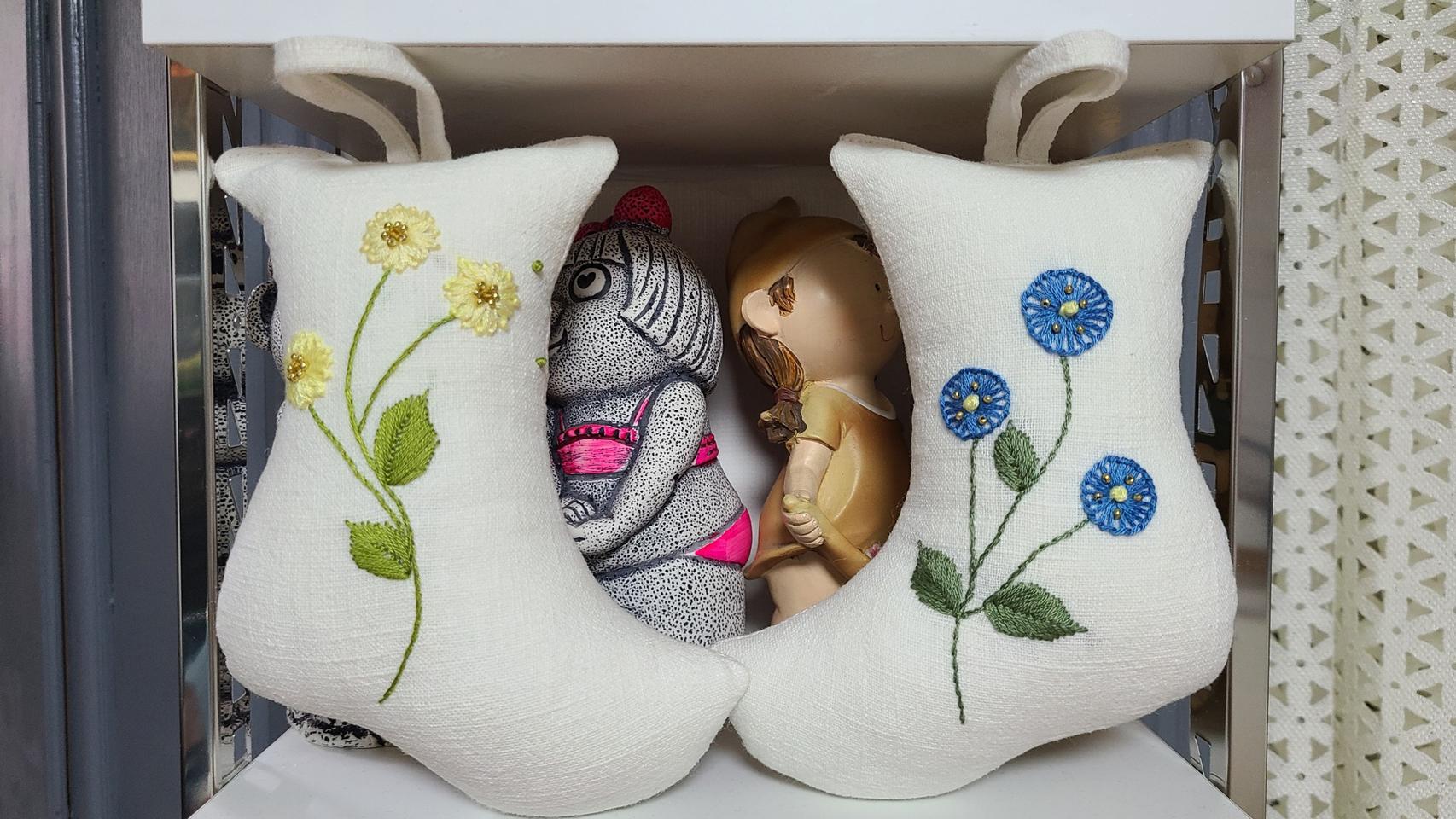 프랑스자수  미니버선