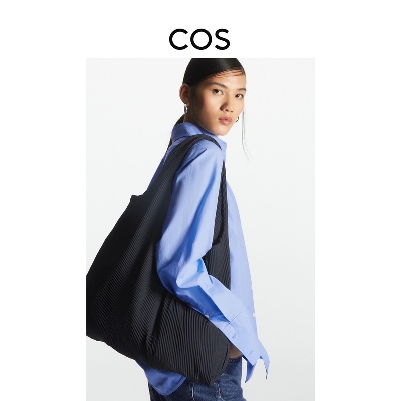 코스 플리츠 에코백 빅백