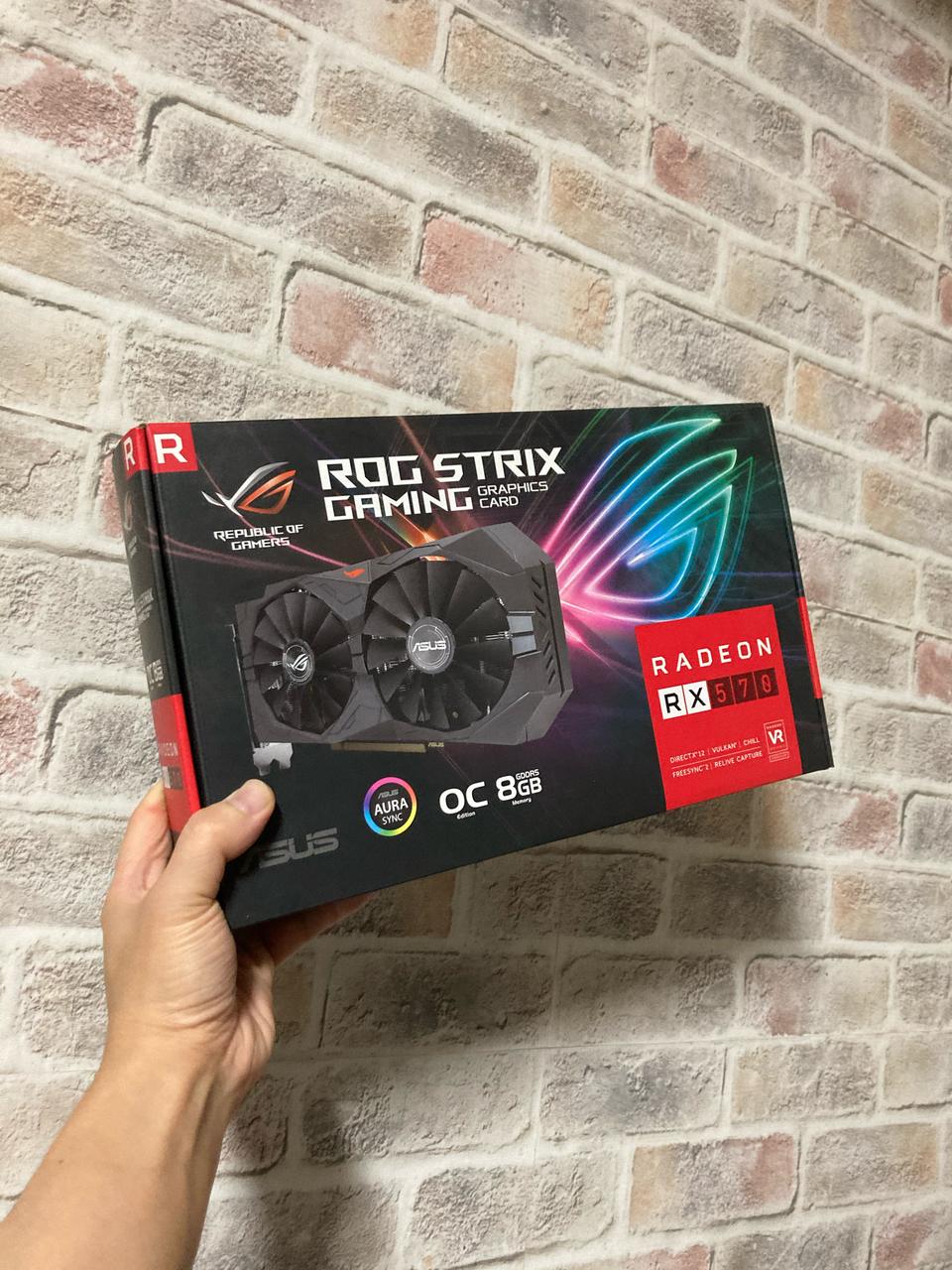 무상23.3 ASUS Rog Strix RX570 8GB