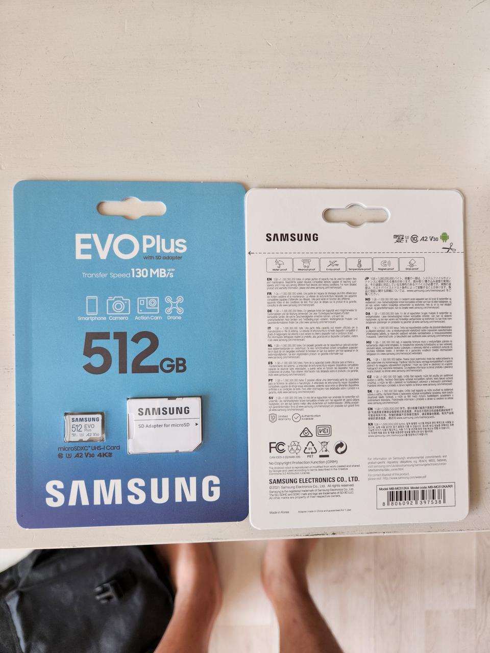 삼성 마이크로SD카드 EVO Plus 512기가 MICRO SD 512g