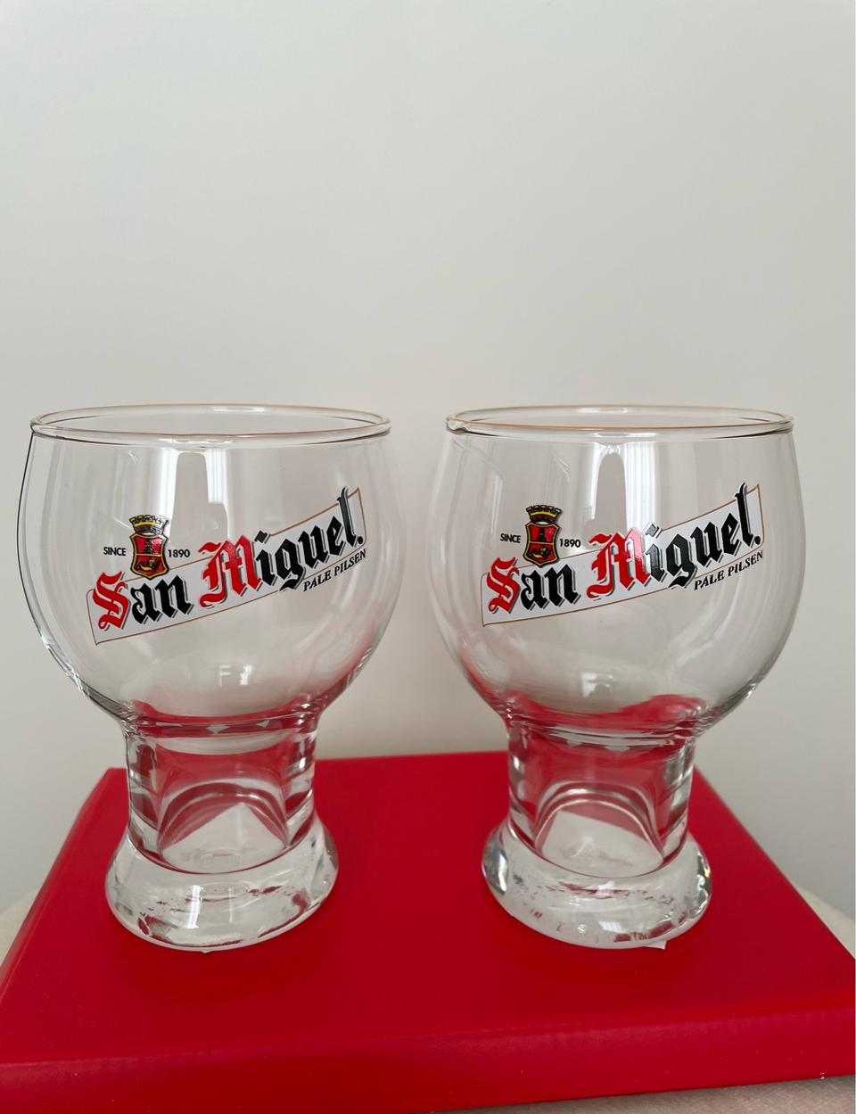 산미구엘잔 & 블랙바틀잔