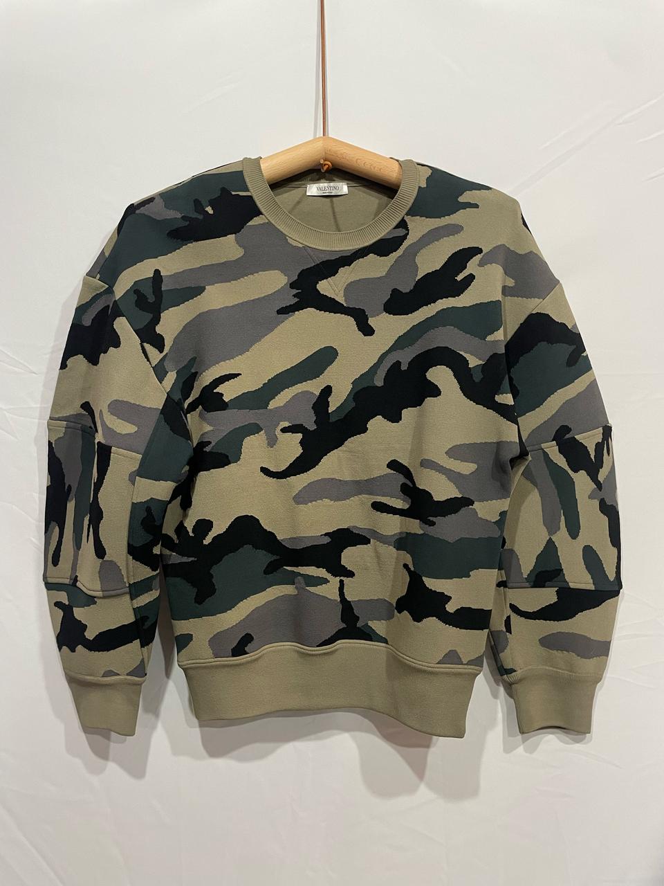 [VALELTINO] 발렌티노 카모 니트 스웨터