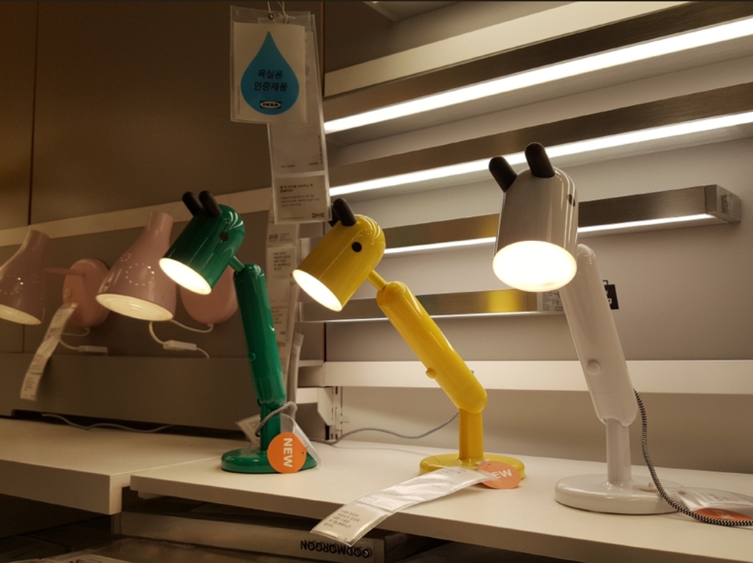 이케아 led 기린조명