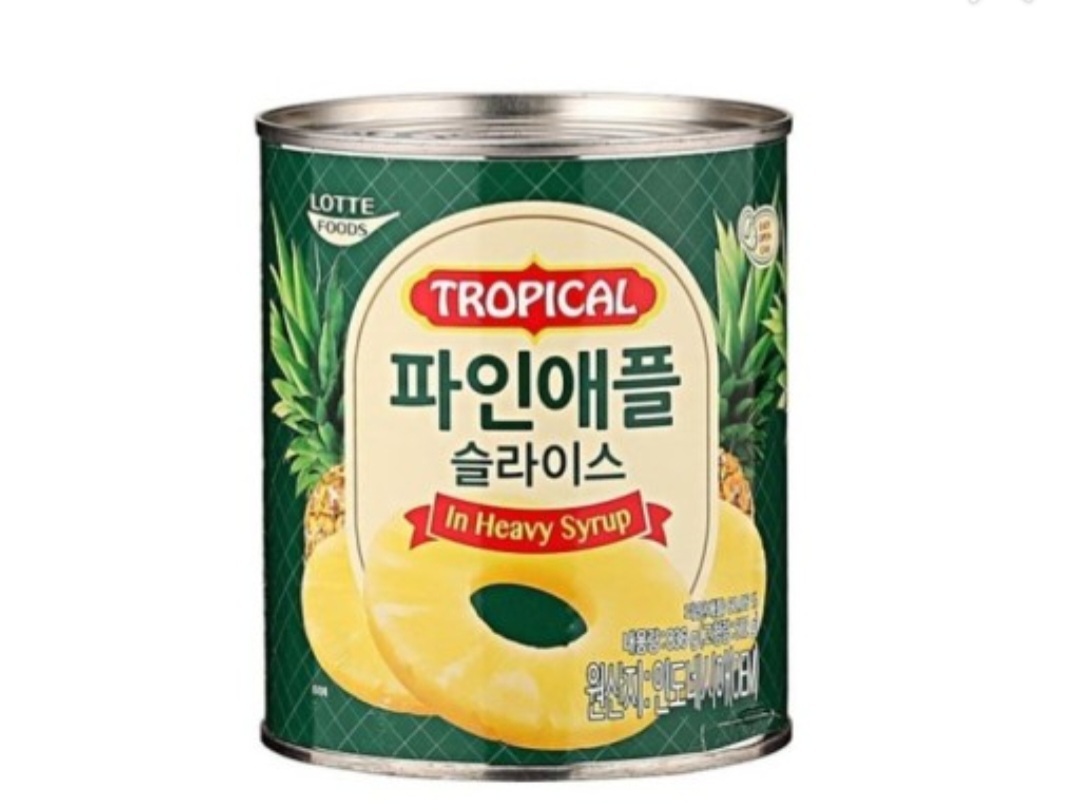 롯데 파인애플(슬라이스) 836g (택배비무료)