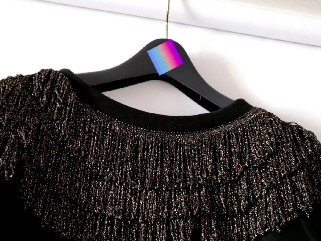 [♡BIG SALE♡]멀티글리터 태슬 기모 맨투맨