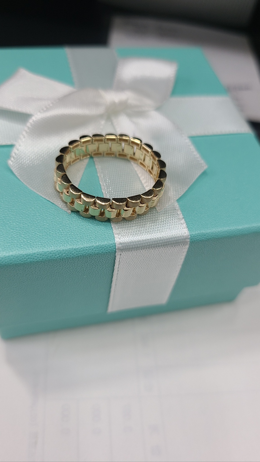 14k  롤*체인 반지