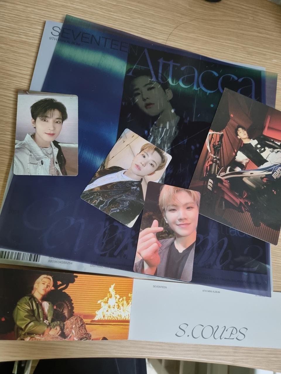 아타카 세븐틴 호시,우지,원우,민규,승철+덤(위버스 특전)