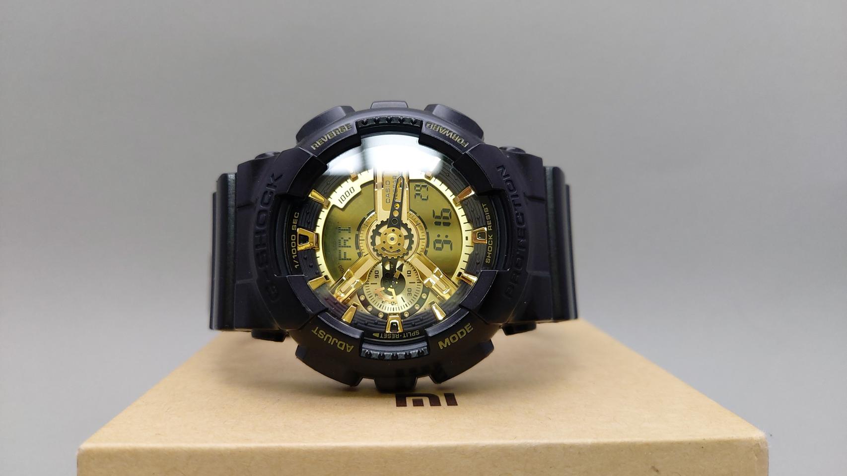 지샥 시계 골드 미러문자판