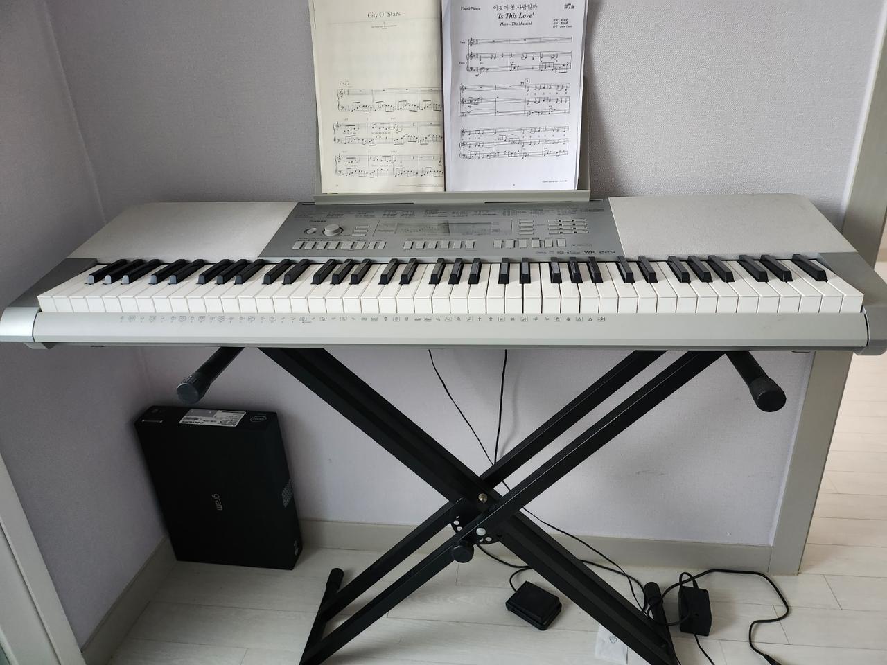 Casio (WK-225) Electronic Keyboard 팝니다.