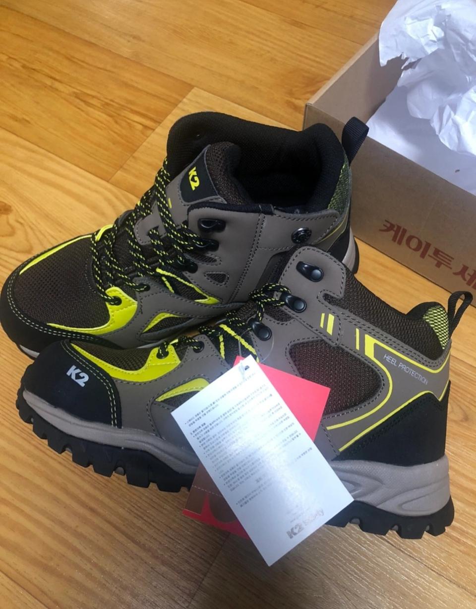 k2-67안전화 255 박스새제품 지퍼 초경량