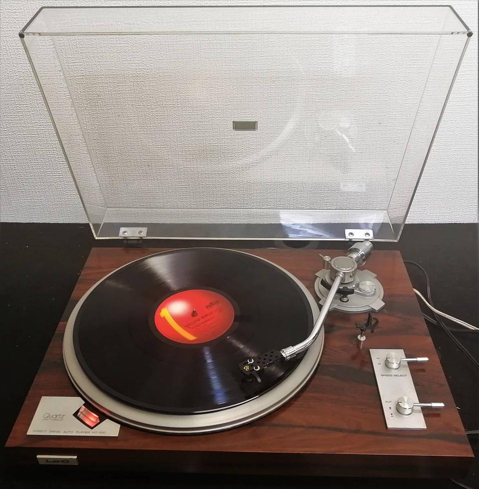 히타치 Lo-D 턴테이블 HT-550 Shure MM 카트리지 M44G
