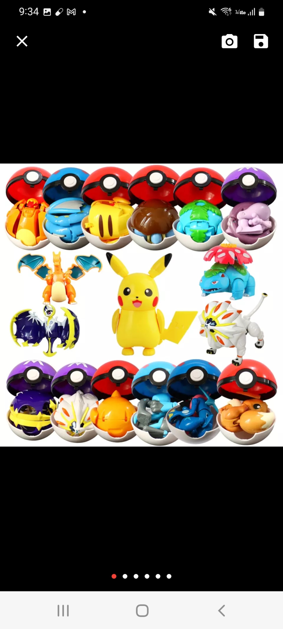 포켓몬 볼 변형피규어 12개세트 새상품팝니다