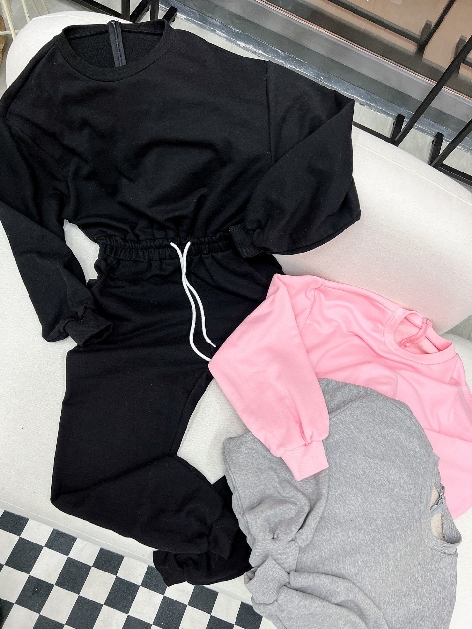 새상품 세일 점프수트 트레이닝 조거팬츠 여성 신상 세일 세트 에이블리