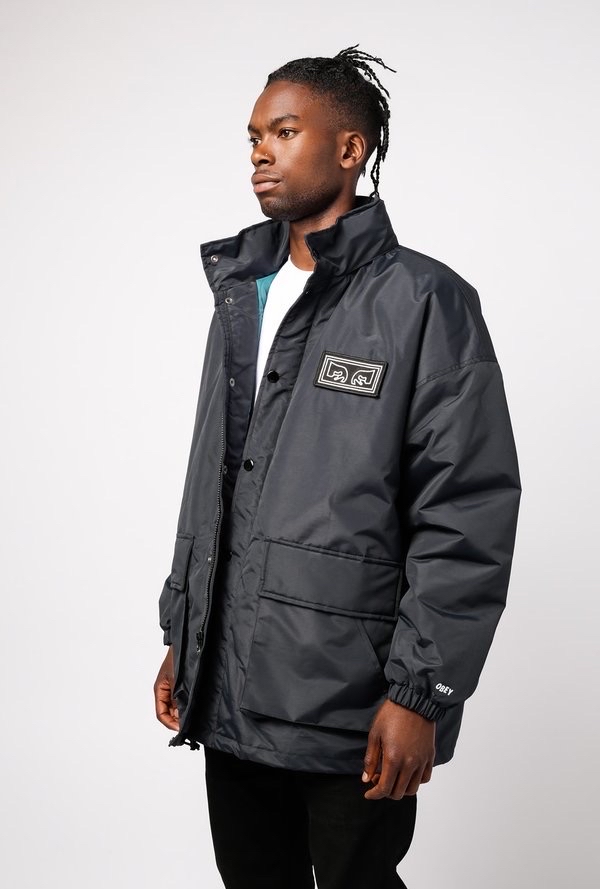 오베이 오버사이즈 파카 L