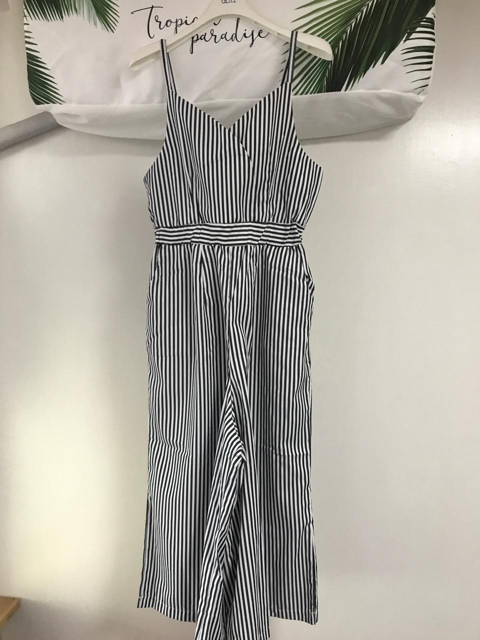 리본 점프슈트 / 미착용 /55”까지 착용 가능