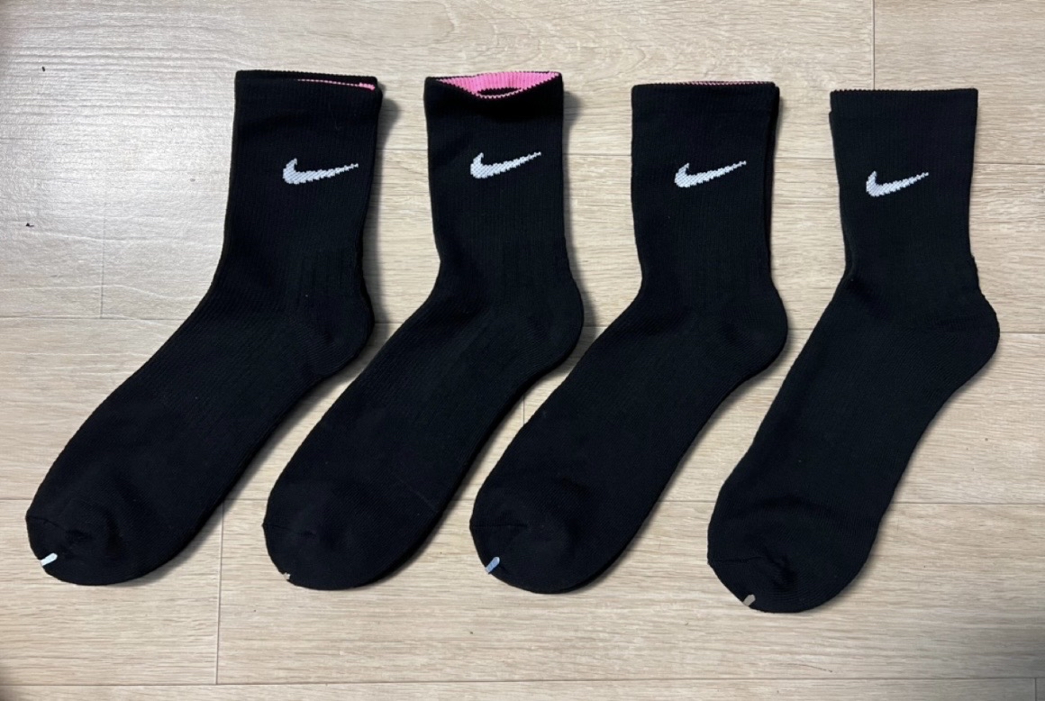 오리지널 스포츠 나이키 양말 4켤레 (새제품)