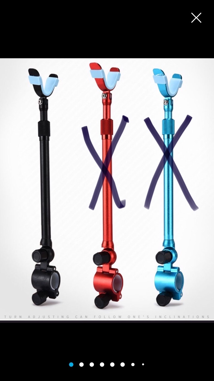 (재고처분)까망 한개 민물 낚시대 받침대 거치대 포대