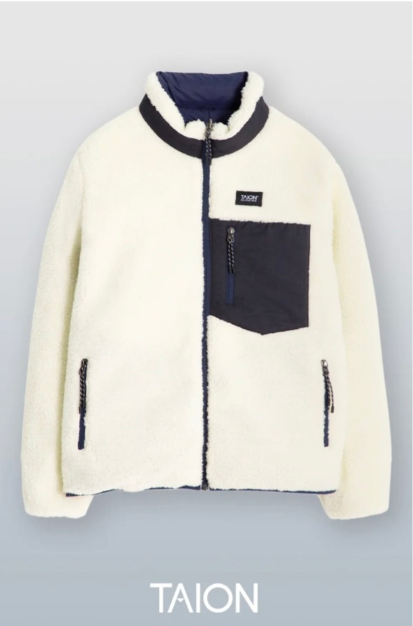 타이온 리버시블 마운트 양면 다운자켓(네이비/아이보리)/텍있는새상품