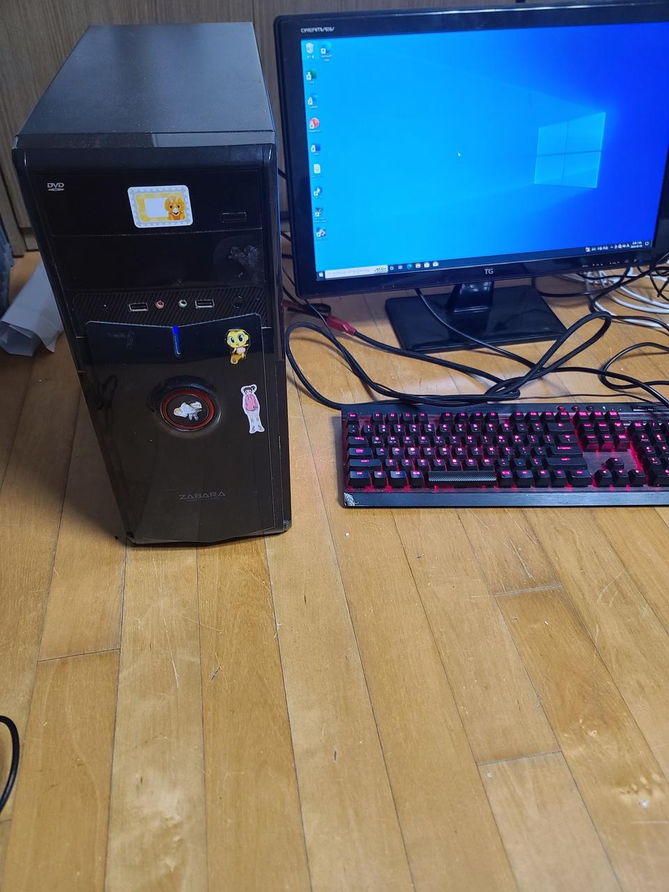 인텔 i5-3450 컴퓨터 본체 램8기가 SSD120기가