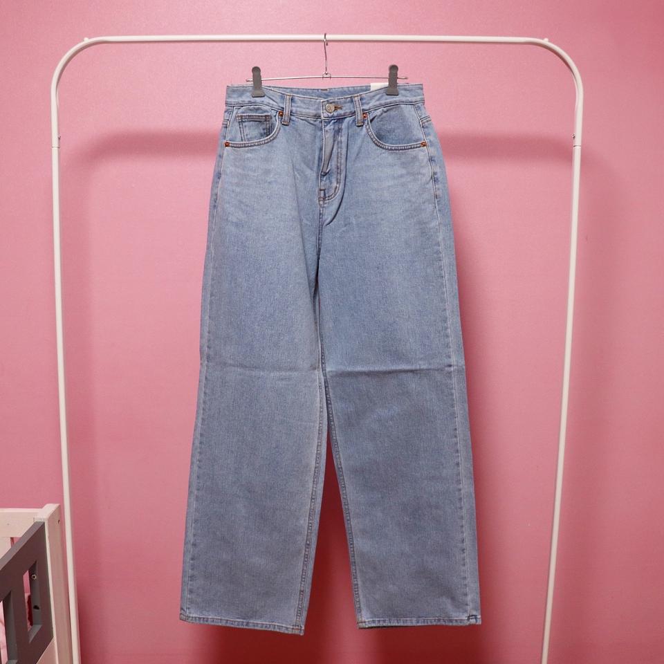 와이드 연청바지 새상품