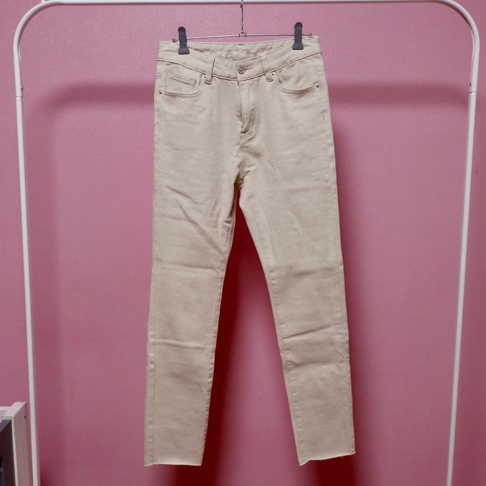 오트밀 스키니진 새상품