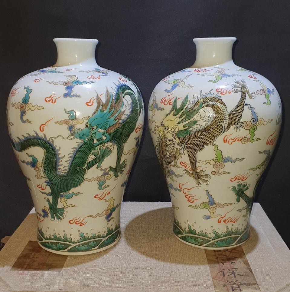 청강희 운용문 매병 일대