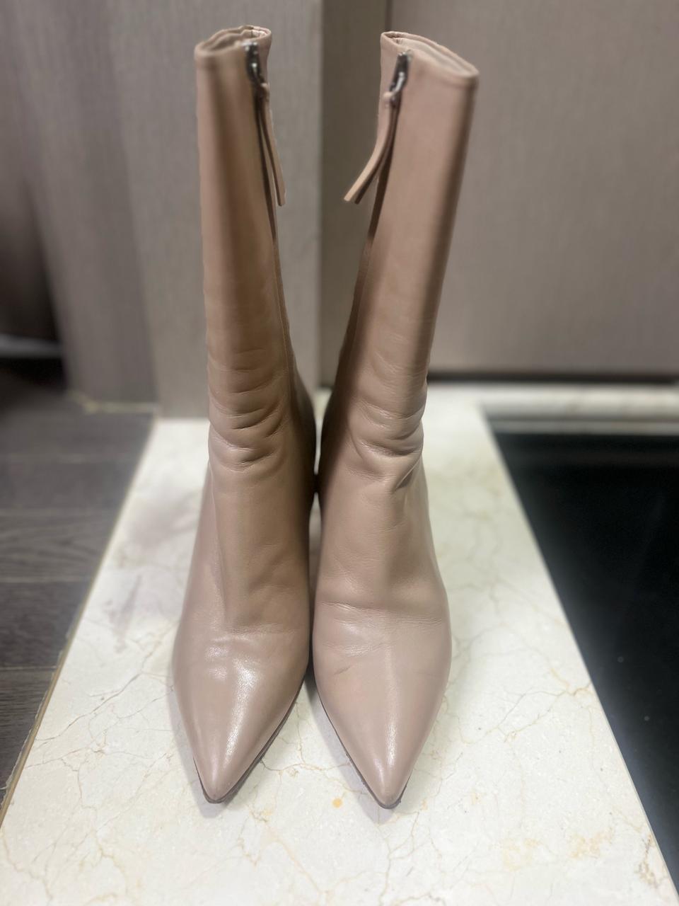 띠어리 미디 부티(camel색, size38)