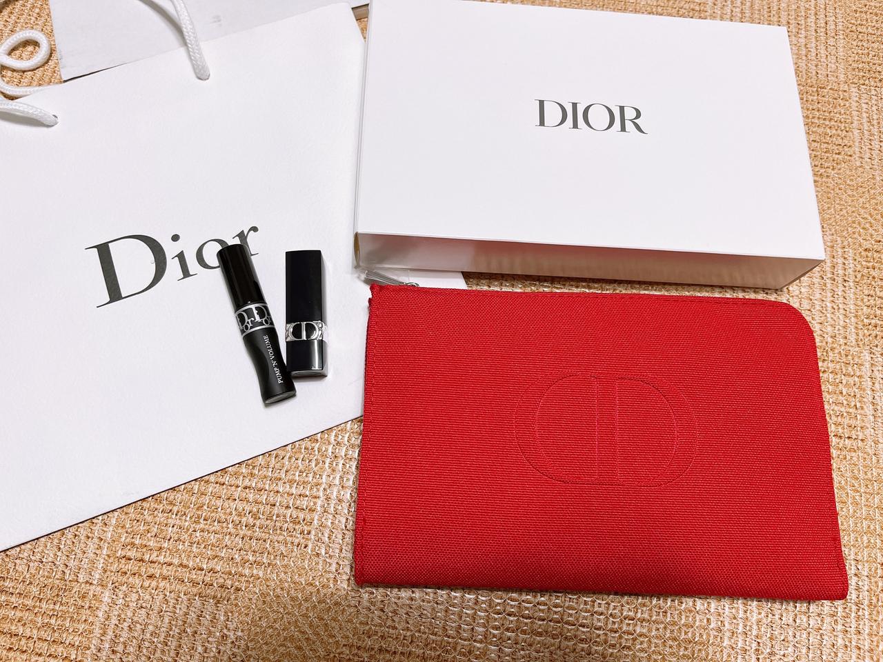 디올 파우치 새것