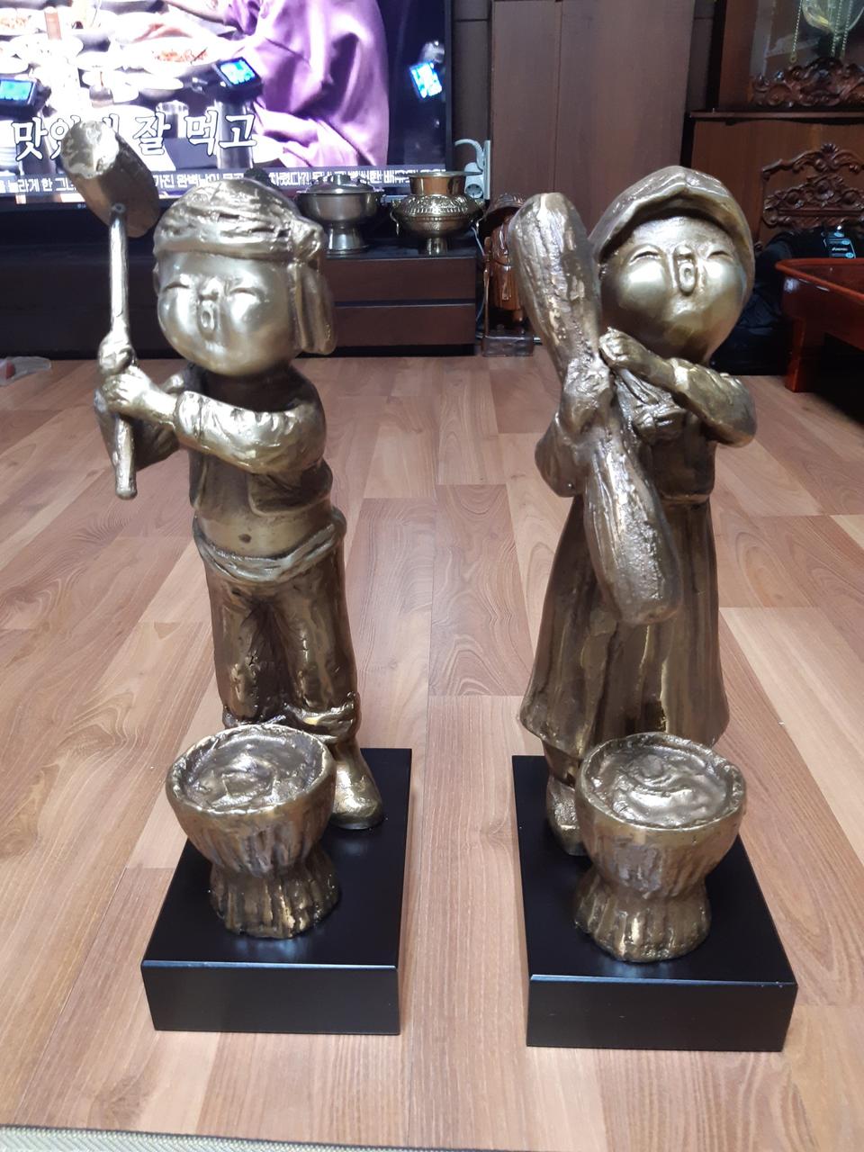 황동 브론즈..황동 떡치는 부부