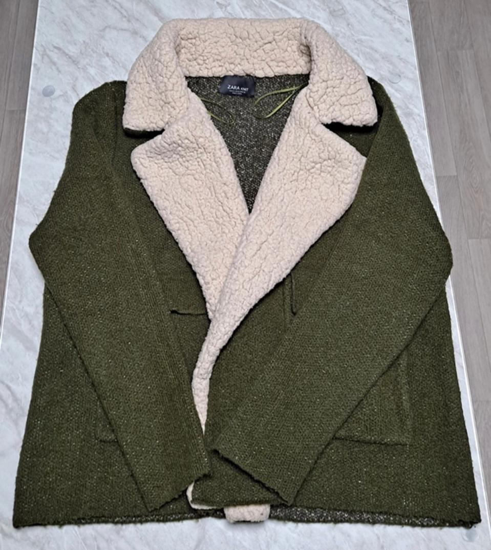 자라 니트 여성자켓