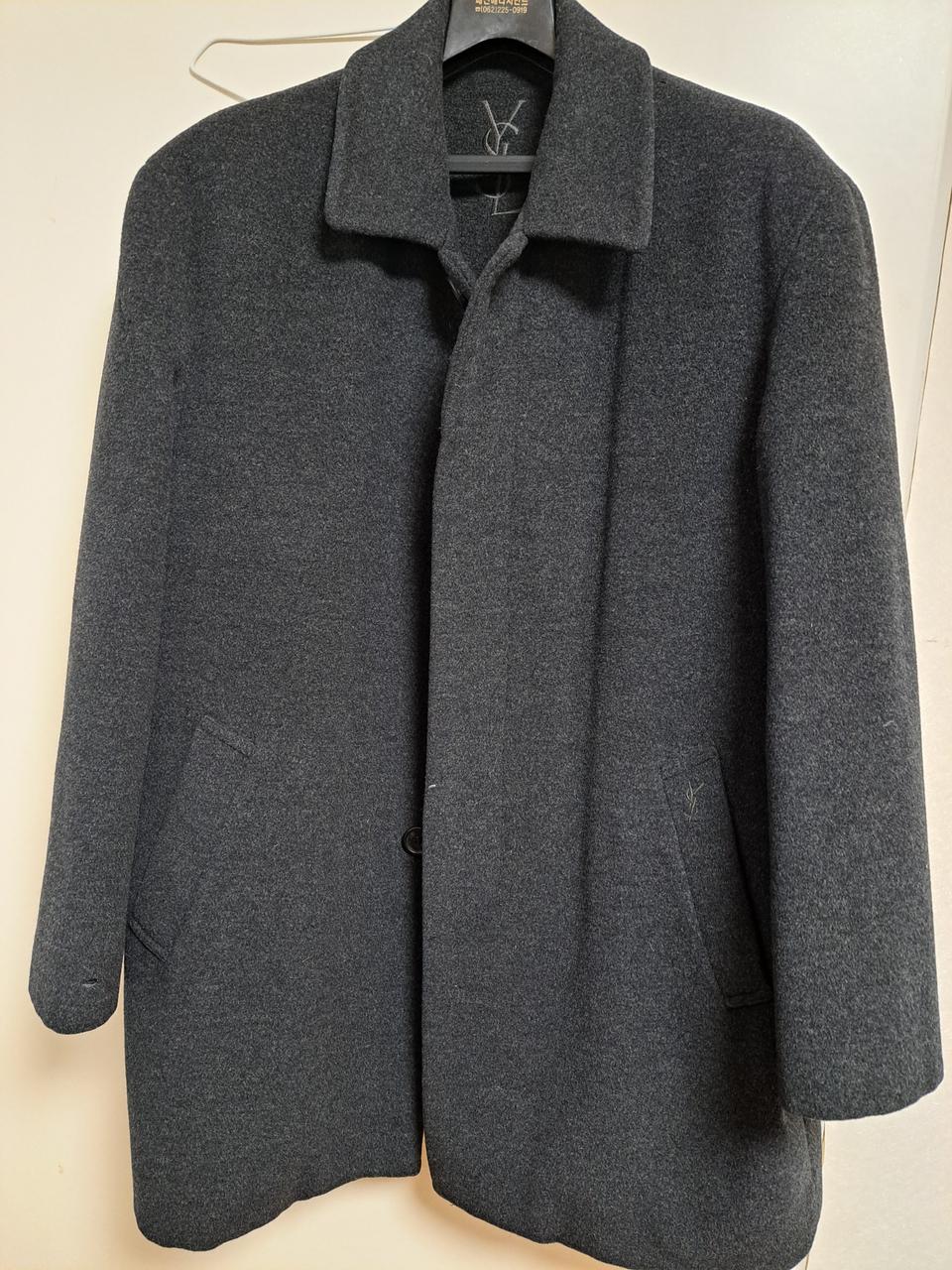 입생로랑 모직 하프코트