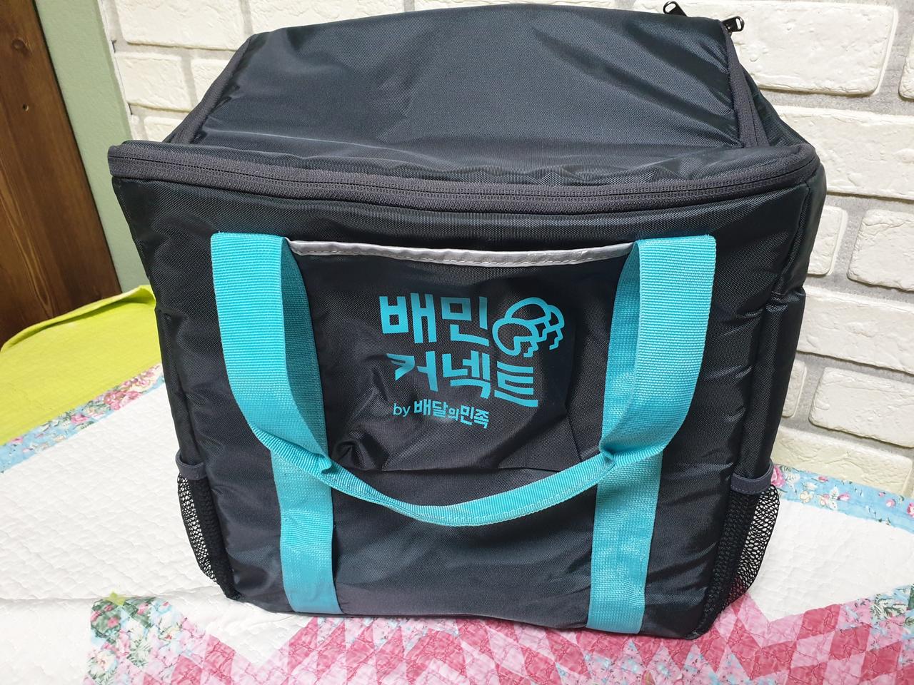 배민커넥트 배달의민족 배달가방 팝니다.