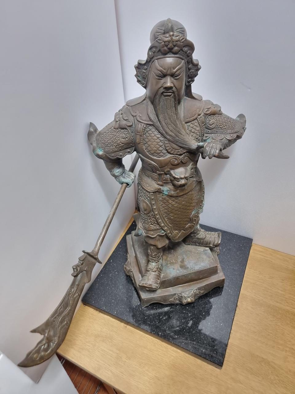 관우 관운장 골동품 브론즈