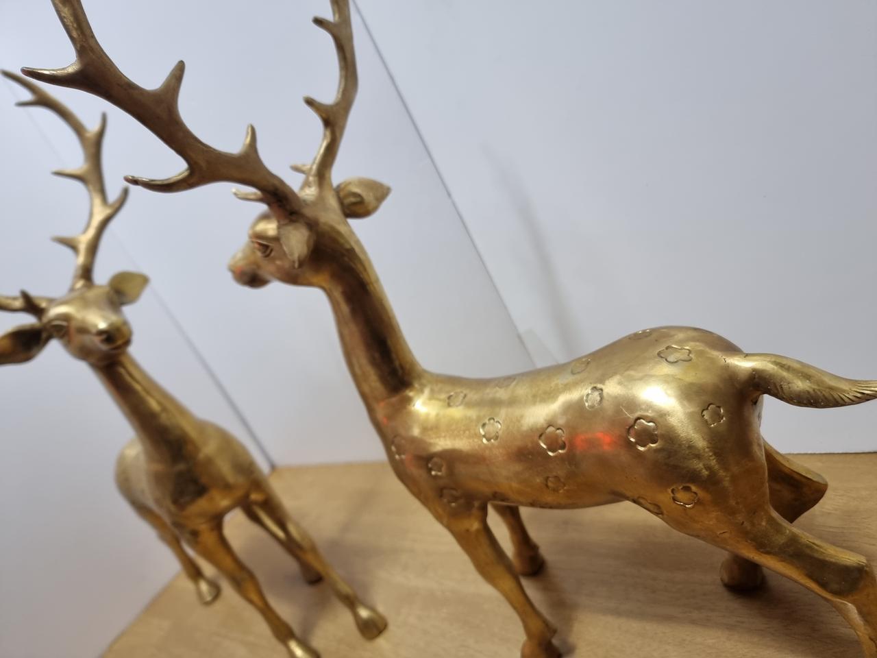 사슴 황동사슴 골동품
