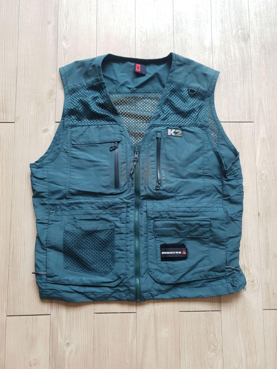 k2 낚시 등산조끼 m