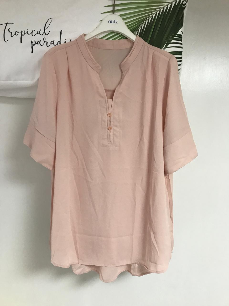 A라인 블라우스/새상품/95”(날씬77”까지 착용가능)