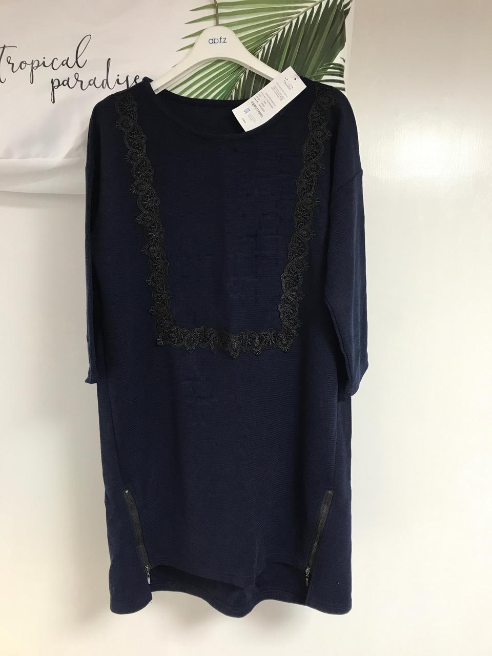 코넬레이스 7부 롱티 원피스 / 새상품