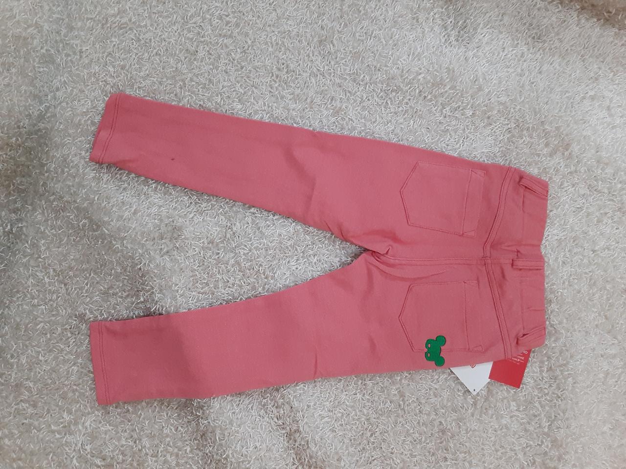 100베베드피노(BEBEDEPINO)ㅡ핑크컬러레깅스