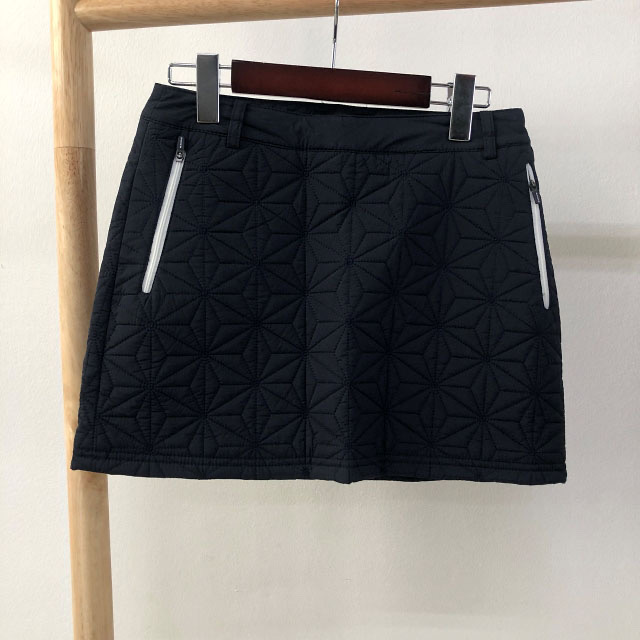 67호 와이드앵글 여성 퀼팅 패딩 큐롯 골프치마 스커트