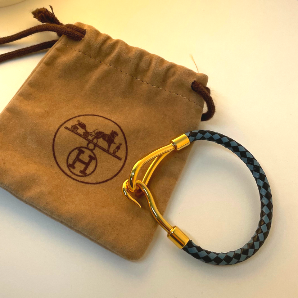 에르메스 점보 골드 팔찌 