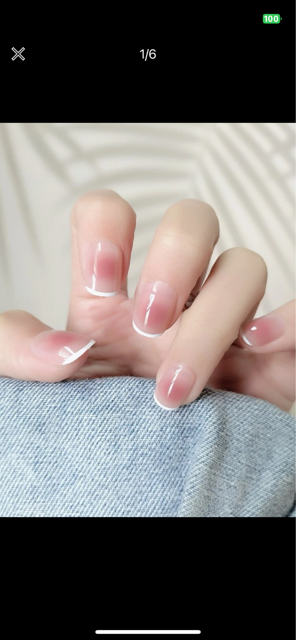 새상품)네일팁 24pcs-E