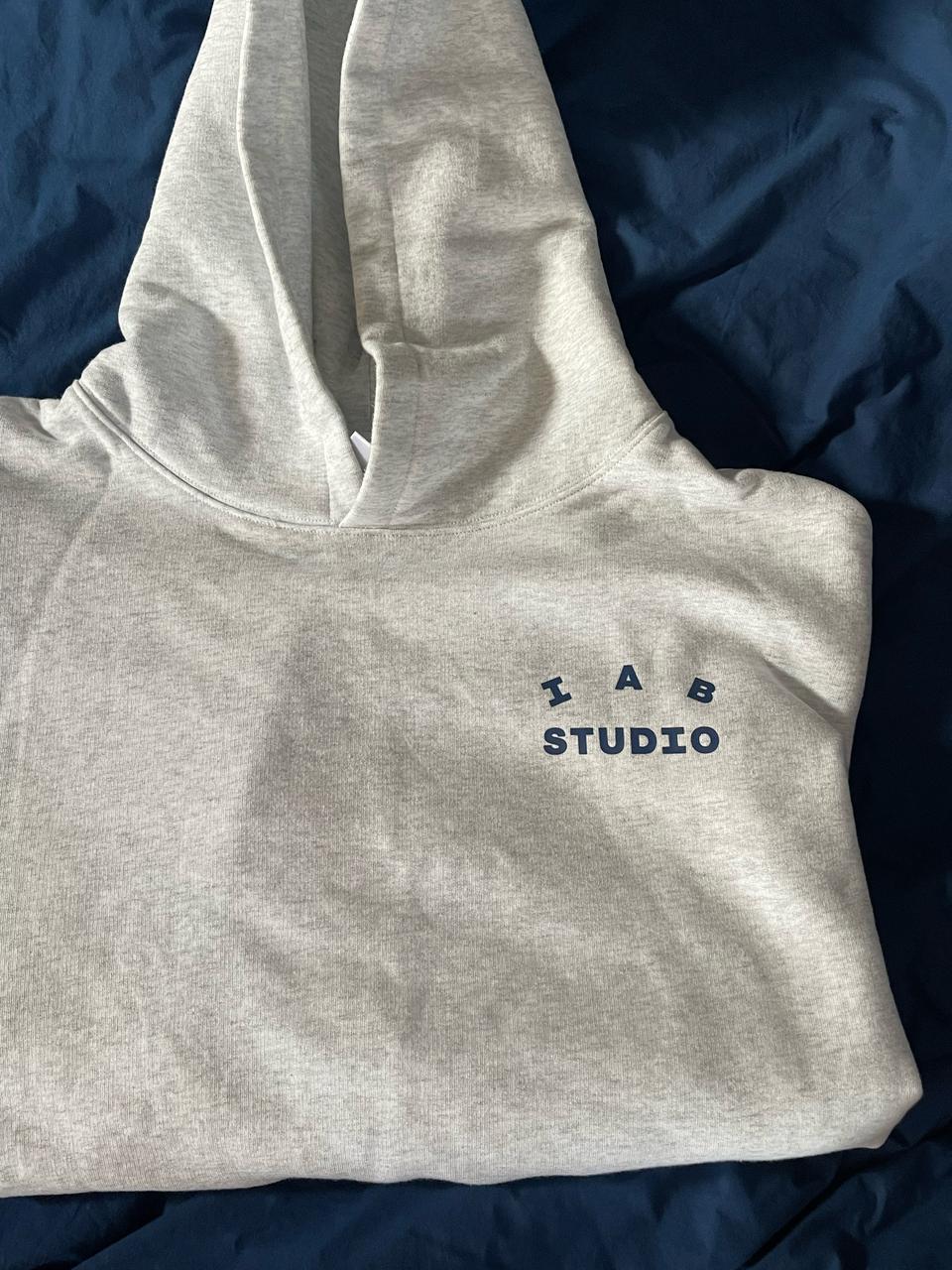 (2XL) 아이앱 스튜디오 후드 라이트그레이