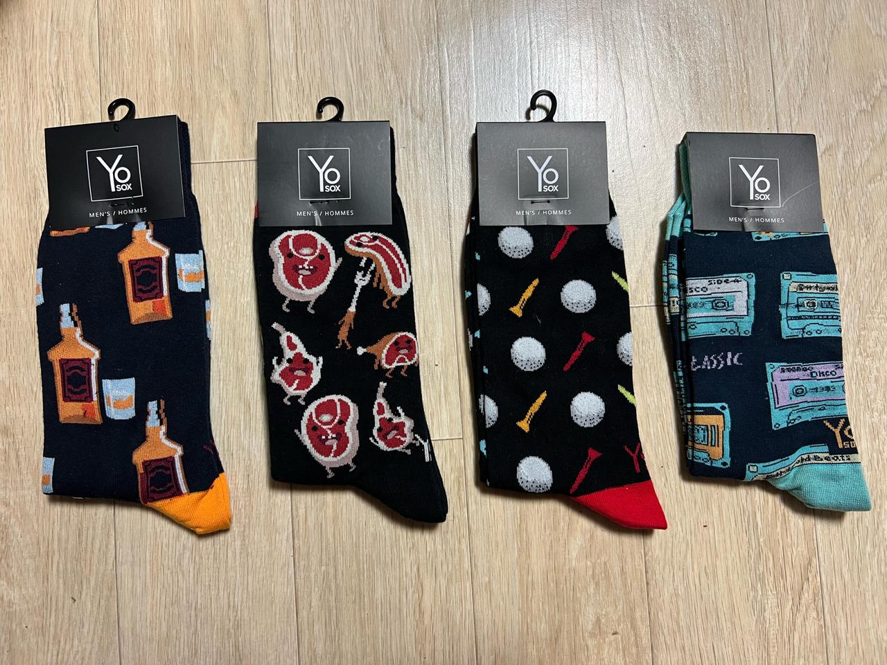 미국 패션양말 남성용 4켤레