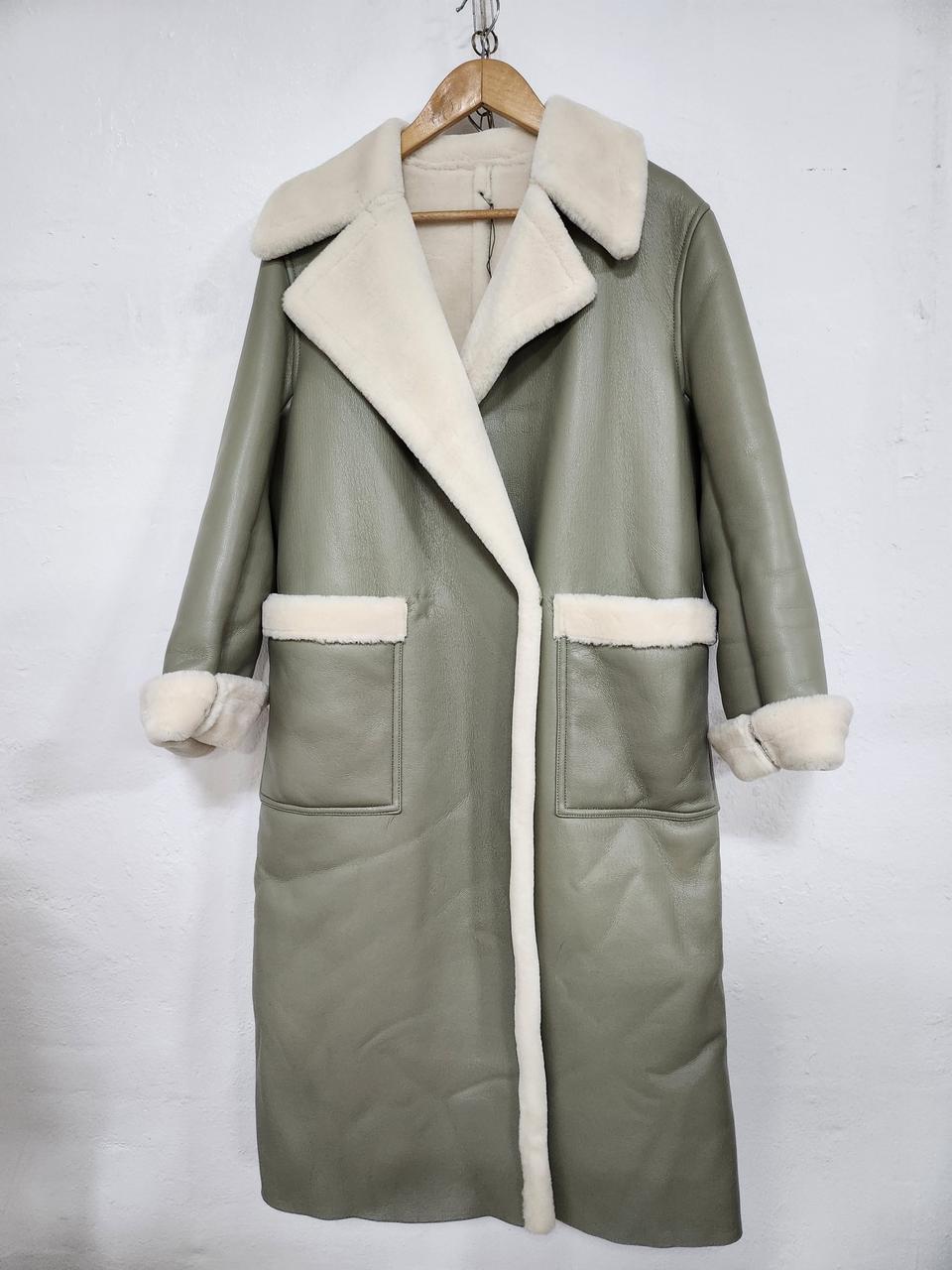 폴앤엘리스 여성 롱 무스탕