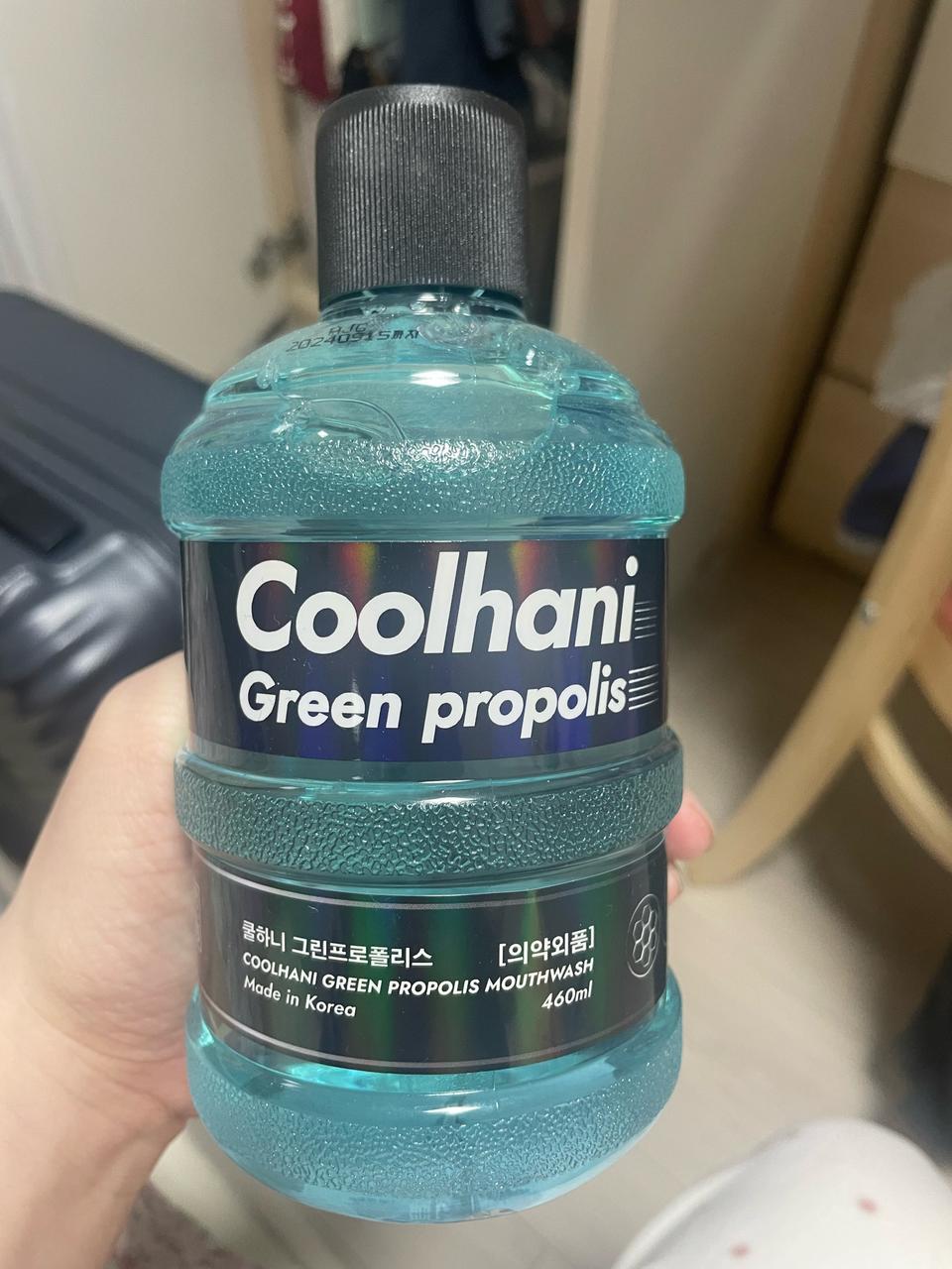 쿨하니그린프로폴리스(플루오르화나트륨) 구강청결제 새거 판매 3개