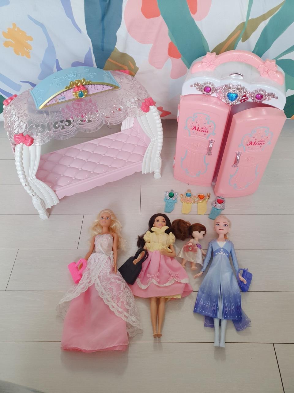바비 장난감 바비인형 미미인형 여아인형 완구 마론인형 인형놀이 미미침대
