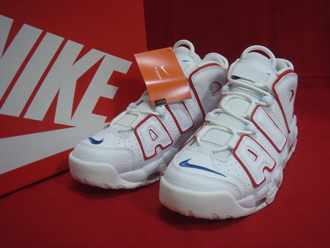 [275] 나이키 모어 업템포 96 USA 훕스 275사이즈