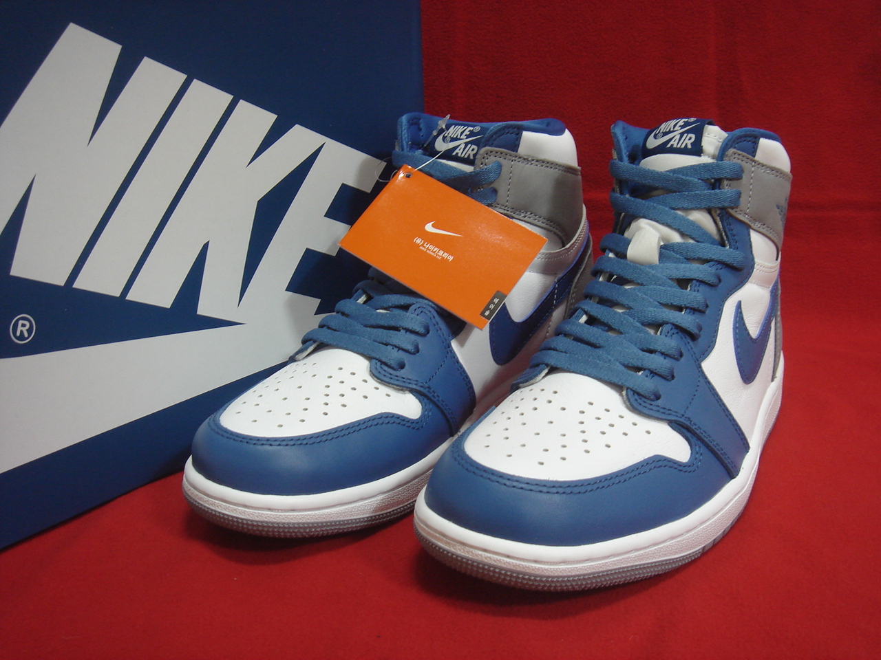 [275] 에어조던 1 하이 OG 트루블루 275사이즈